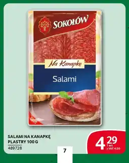 Selgros Salami na kanapkę plastry oferta