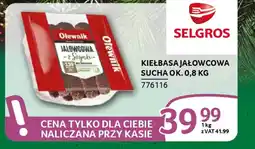 Selgros Kiełbasajałowcowa sucha oferta