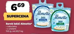 Netto Serek lekki naturalny Almette oferta