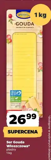 Netto Ser Gouda plastry 1 kg Włoszczowa oferta