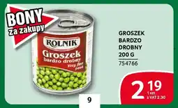 Selgros Groszek bardzo drobny oferta