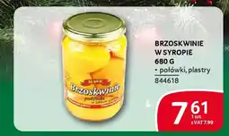 Selgros Brzoskwinie w syropie oferta
