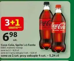 Auchan Coca-Cola, Sprite lub Fanta oferta