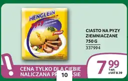 Selgros Ciasto na pyzy ziemniaczane oferta
