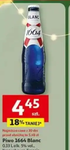 Auchan Piwo 1664 Blanc oferta
