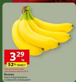 Auchan Banany luzem, kraj pochodzenia w zależności od danej partii Auchan oferta