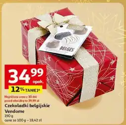 Auchan Czekoladki belgijskie Vendome 190 g oferta