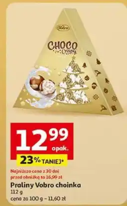 Auchan Praliny Vobro choinka 112 g oferta