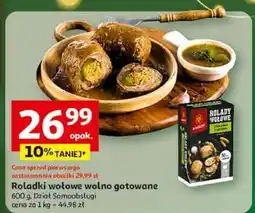 Auchan Roladki wołowe wolno gotowane 600 g Auchan oferta