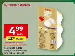 Auchan Kluski na parze Auchan oferta