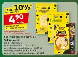 Auchan Ser w plastrach Serenada SM Spomlek różne rodzaje oferta