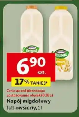 Auchan Napój mleko migdałowy lub owsiany 1 l Auchan oferta