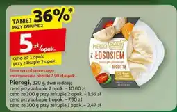 Auchan Pierogi 320 g, dwa rodzaje Auchan oferta