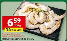Auchan Krewetki surowe bez głowy 100 g Auchan oferta
