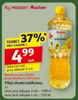Auchan Olej słonecznikowy Auchan oferta