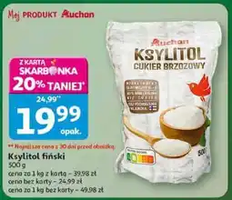Auchan Ksylitol cukier brzozowy Auchan oferta