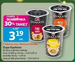 Auchan Zupa Oyakata, różne rodzaje oferta
