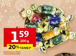 Auchan Cukierki Mieszanka Galaxy lub miks truflowy Auchan oferta