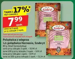 Auchan Polędwica z wieprzą lub polędwica Harnasia, Szubryt 80 g, Dział Samoobsługi oferta