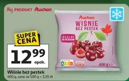 Auchan Wiśnie bez pestek 400 g Auchan oferta