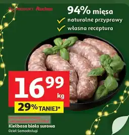 Auchan Kiełbasa biała surowa Dział Samoobsługi Auchan oferta