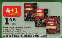 Auchan Złota lub przyprawy Prymat 6-20 g wybrane rodzaje oferta