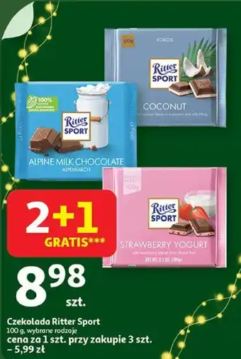 Czekolada Ritter Sport 100 g wybrane rodzaje