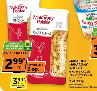 Makaron Makarony Polskie Świderki