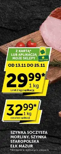 Euro Sklep Szynka soczysta Morliny, Szynka staropolska ELK Mazur Euro Sklep oferta