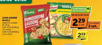 Zupa Knorr Nudle wybrane rodzaje