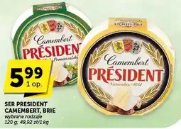 ABC Ser President Camembert, Brie oferta
