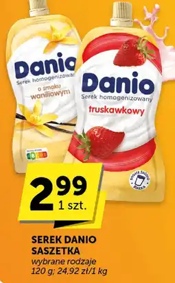 ABC Serek homogenizowany Danio saszetka waniliowy, truskawkowy oferta