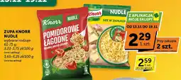 Groszek Zupa Knorr Nudle wybrane rodzaje oferta
