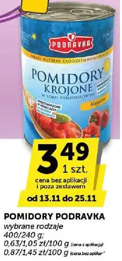 ABC Pomidory Podravka wybrane rodzaje oferta