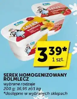 Euro Sklep Serek homogenizowany Rolmlecz wybrane rodzaje 200 g oferta