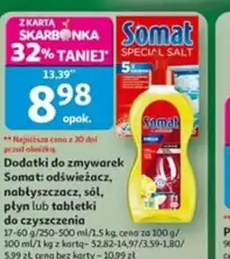 Auchan Dodatki do zmywarek Somat oferta
