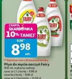 Auchan Płyn do mycia naczyń Fairy oferta