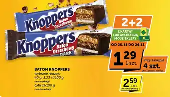 Baton Knoppers Orzechowy Dark