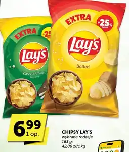 Groszek Chipsy Lay's wybrane rodzaje 215 g 42,88 zł/1 kg oferta