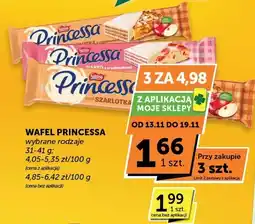 Groszek Wafel Princessa wyborne rodzaje ciasteczka 4.05-4.55 zł/100 g / 4.06-6.42 zł/100 g oferta