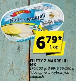 Euro Sklep Filety z makreli MK oferta