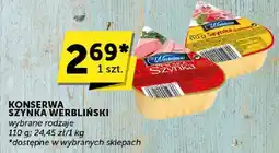 Euro Sklep Konserwa szynka Werbliński oferta
