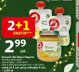 Auchan Deserek dla dzieci Organic oferta