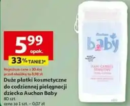 Auchan Płatki kosmetyczne Auchan Baby oferta