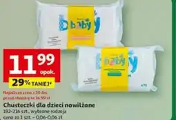 Auchan Chusteczki dla dzieci nawilżane oferta