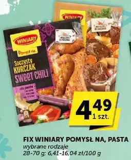 Groszek Fix Winiary pomysł na, pasta oferta
