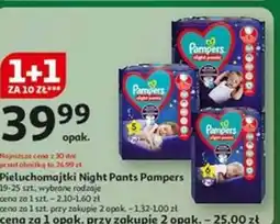 Auchan Pieluchomajtki Night Pants Pampers oferta