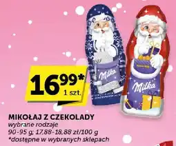 Groszek Mikołaj z czekolady wybrane rodzaje Milka oferta