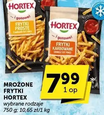 Mrożone frytki Hortex wybrane rodzaje