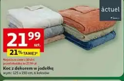Auchan Koc z dekorem w jodełkę oferta